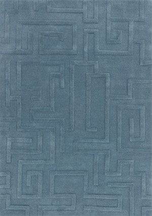 Maze Teal Rug