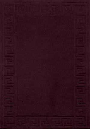 Vetrina Greek Key Aubergine Rug