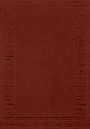 Vetrina Greek Key Burgundy Rug