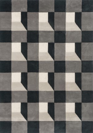 Blocks Slate Rug
