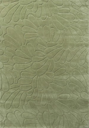 Coleby Petals Green Rug