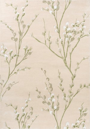 Pussy Willow Green Rug