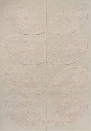 Solid Stem Ecru Rug