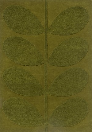 Solid Stem Fern Rug