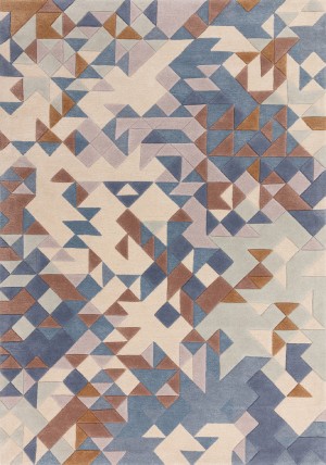 Enigma Blue Multi Rug