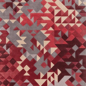 Enigma Red Multi Rug
