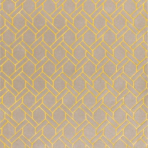 Fine Line Yellow Rug