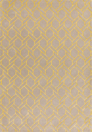 Fine Line Yellow Rug