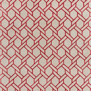 Fine Line Red Rug