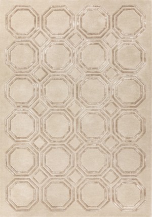 Nexus Octagons Beige Rug
