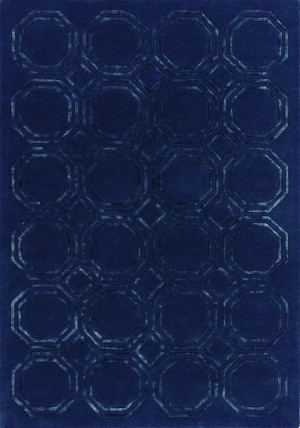 Nexus Octagons Navy Rug
