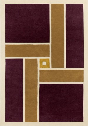 Vintage Bordeaux Rug