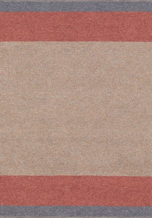 Chalet Beige Red Rug