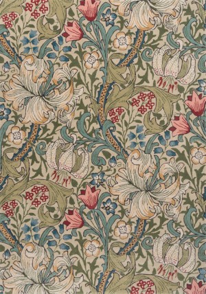 Golden Lilly Green Rug