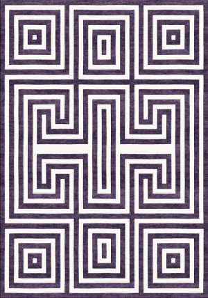 Greko Purple Rug