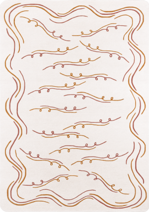 Nazare Ecru Brique Rug