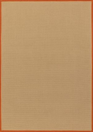 Bordo Boucle Rust Linen Rug