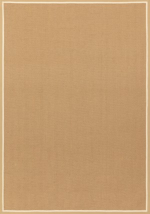 Bordo Herringbone Linen Cream Rug