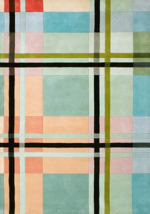 Tartan Blue Mix Rug