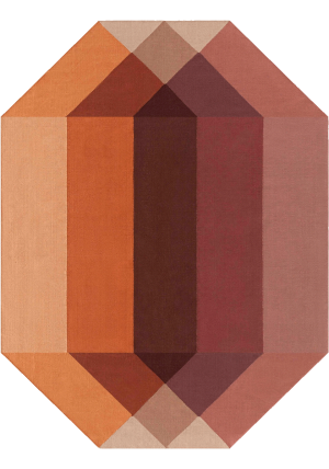 Diamondoor Orange Rug
