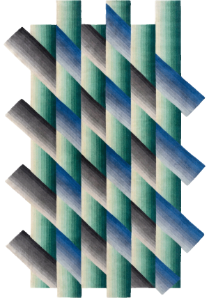 Mirage Geo Blue Rug