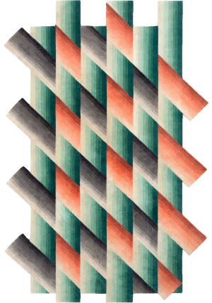 Mirage Geo Orange Rug