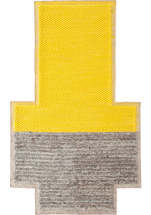 Mangaspace Plait Yellow Rug
