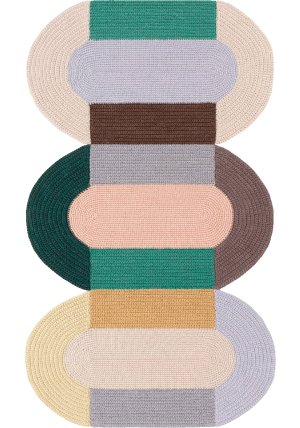 Crochet Trio Mix Rug