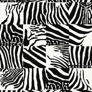 Zebra Squares Rug