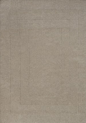 Senso Border Taupe Rug