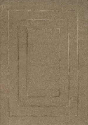 Senso Border Brown Rug